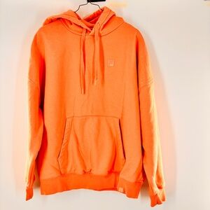 Vintage FILA Sweatshirt Hoodie. Size Small/48 oversized relaxed Salmon color
